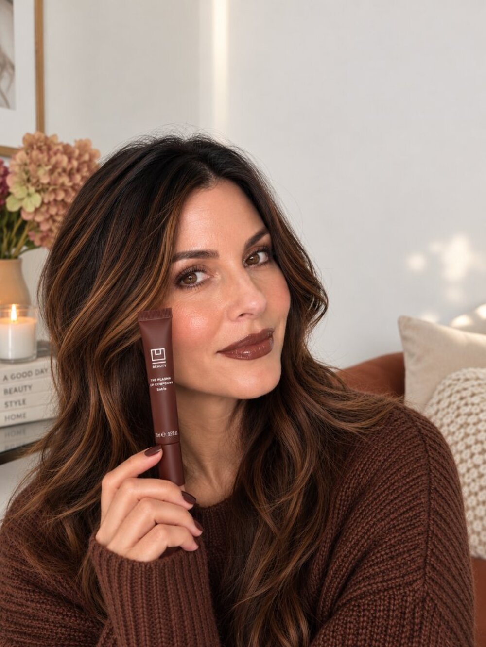 U Beauty Plasma Lip Compound Sable Brown Lip Treatment Gloss 15ml NWT Sealed